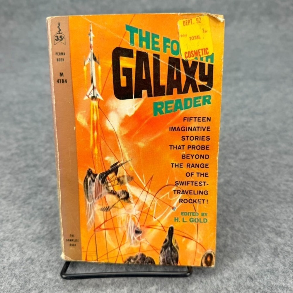 The Fourth Galaxy Reader H.L. Gold 1960 Permabook 1st Printing Vintage Sci-Fi